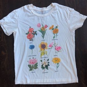 Labeled Flower Shirt
